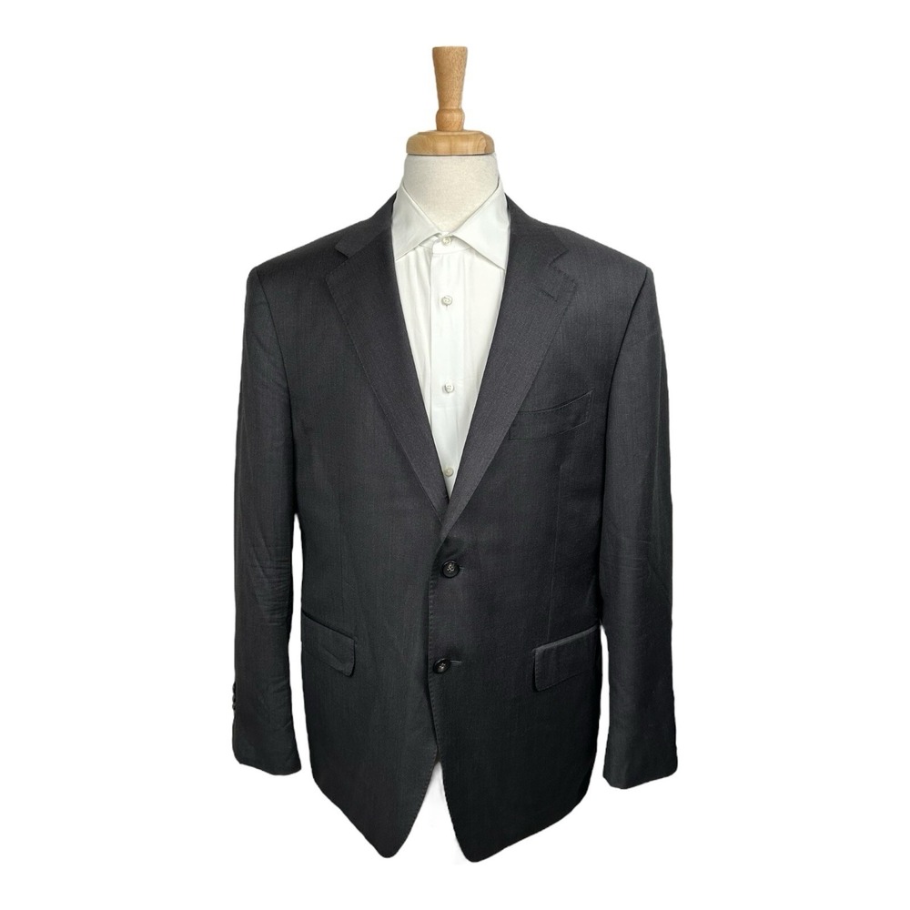 Suitsupply Gray Napoli Zignone Super 110s Wool Sportcoat 48R P5225MI